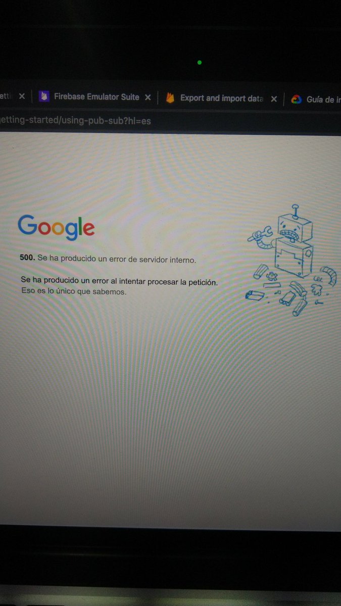 BrianSalvattore's tweet photo. Cuando se cae Google en pleno en pleno live #grinchcode
@jggomezt @kranfix https://t.co/ejcAZL7Y6Y