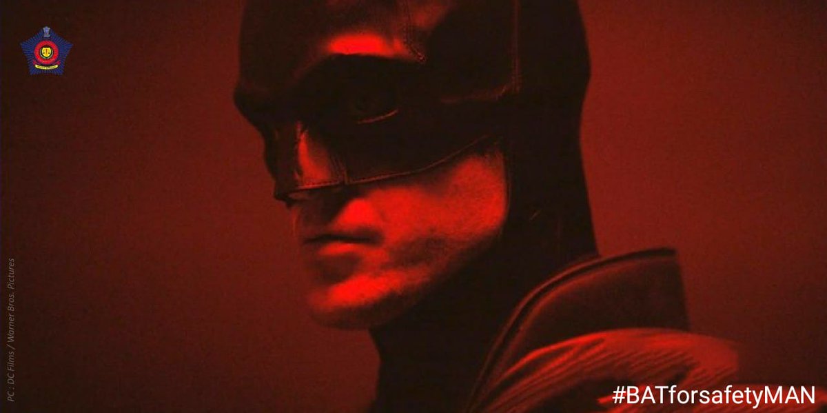 MumbaiPolice's tweet photo. How not to wear a mask! 
#BATforsafetyMAN https://t.co/zFza9Mux6l