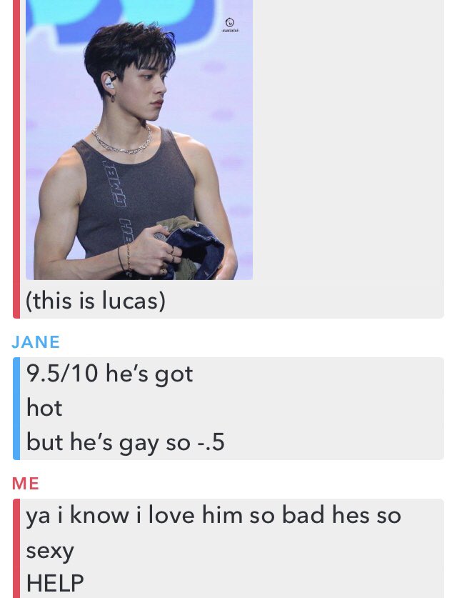 lucas - wayv (the lesbian one is ten)