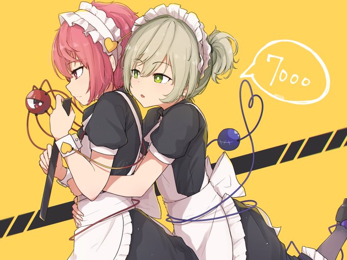 ちと遅くなりましたがフォロワーさん7000人記念のさとこいメイドです 
