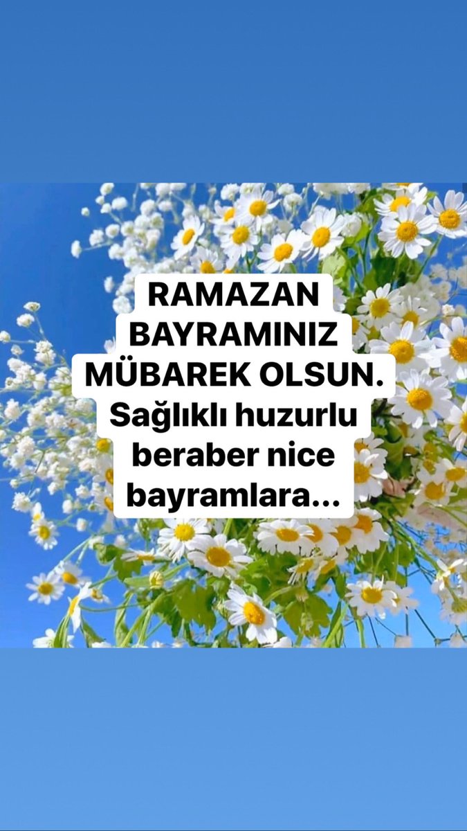 Ramazan Bayramımız mübarek olsun. #Bayramımızmubarekolsun #BayramdaEvdeyiz