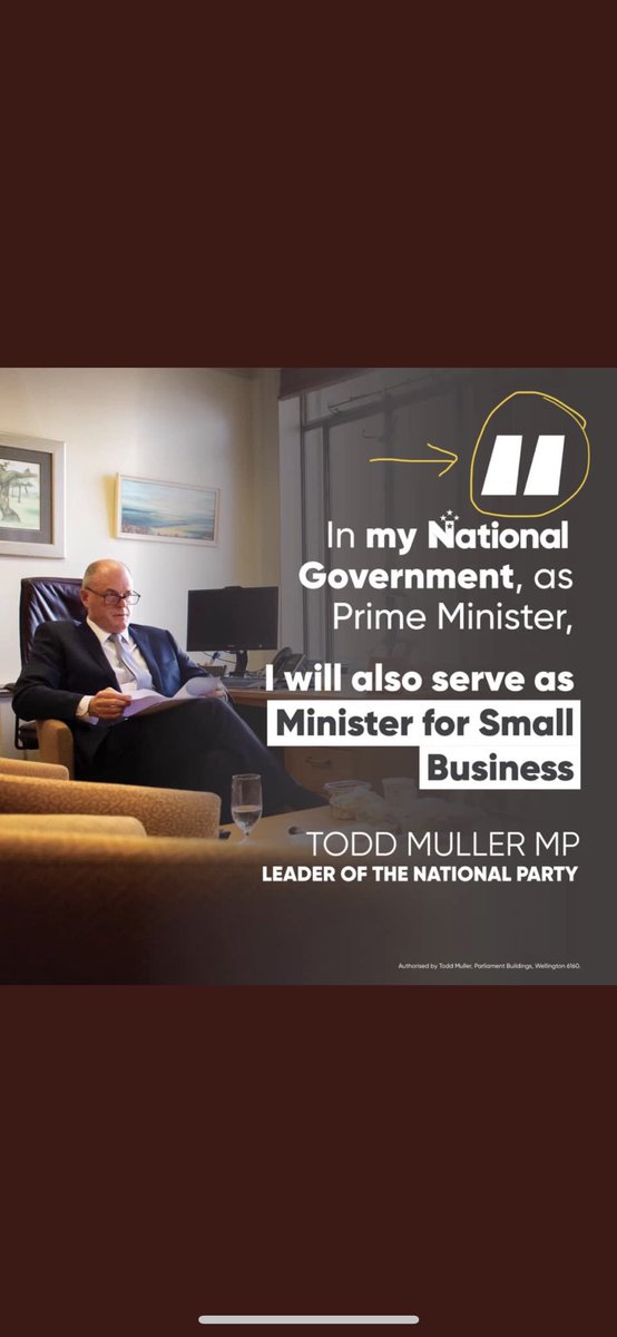 Getting tired of this whole ‘champion of small business’ rhetoric that National tries to label itself with. As a small business owner for over 20yrs, this Labour led govt has done more for me in the last three years than any other government has. Just take the following: 1/6