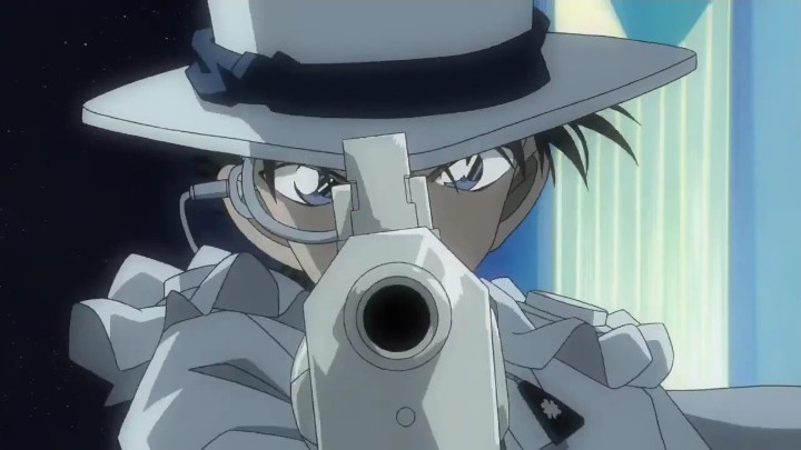 Every possible clean screenshot of Kaitou Kid& #39;s apperance in Detective Conan Movie 8 : Magician of the Silver SkyA very necessary thread;