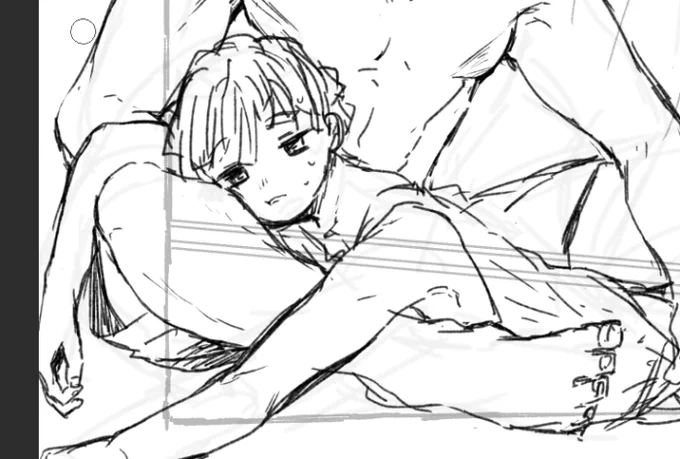 暑さにやられている… 