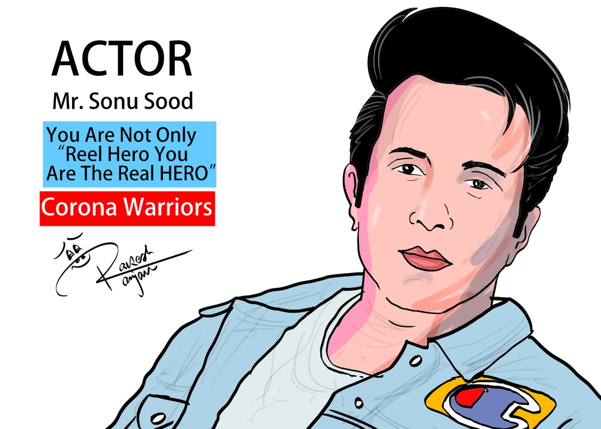 cartoonistrrs's tweet photo. @SonuSood Itz for you...<3 
ईश्वर आपको लम्बी उम्र दे https://t.co/uZsuFSEEYK