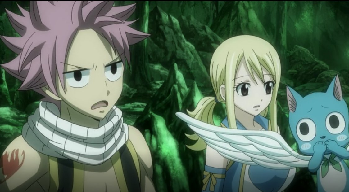 Day 145 of 366 of NaluNatsu getting embarrassed when saving Lucy and Happy outing him lol.Lucy enjoying it