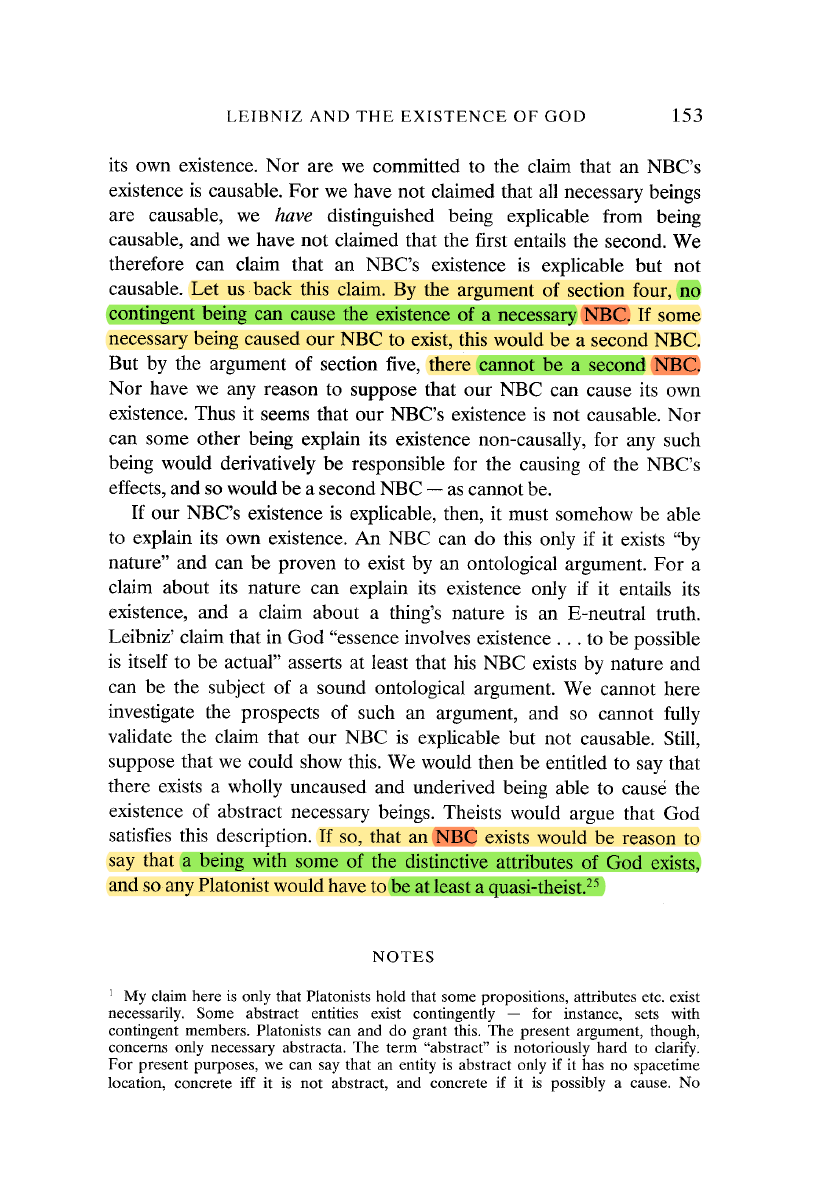 Proofs of God: Logically there must be a single uncreated Necessary Being Causer (NBC) in order for the universe to logically exist. Or else it wouldn't be possible for us to logically exist right now.God fits the description of this NBC. https://www.jstor.org/stable/4320068 