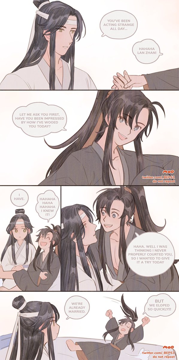 Courting you (very cheesy wangxian times) #魔道祖师