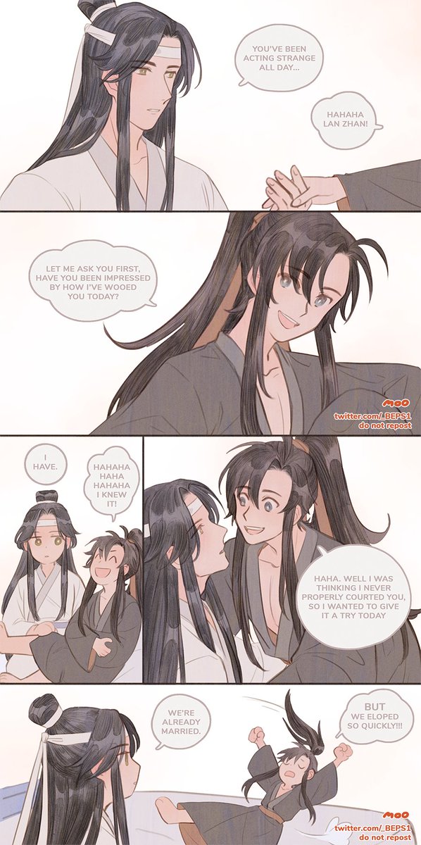 Courting you (very cheesy wangxian times) #魔道祖师 