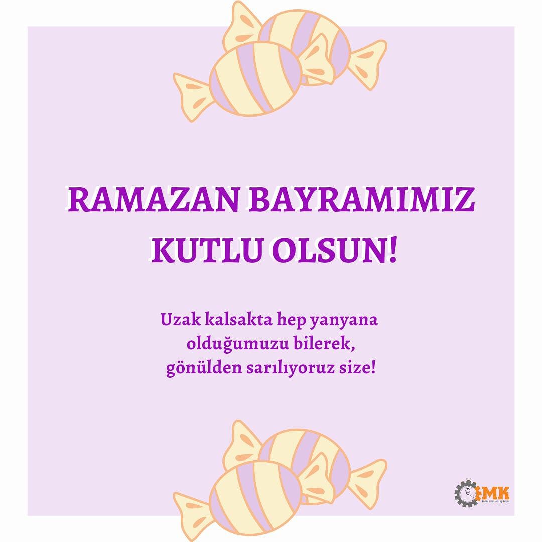 Uzak kalsak da hep yanyana olduğumuzu bilerek gönülden sarılıyoruz size; Ramazan Bayramı'mız Kutlu Olsun! 🍬
#kouemk
#ramazanbayramı #şekerbayramı  #iyibayramlar #endüstrimühendisliği #koü #mühendis