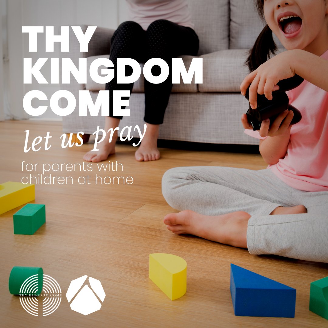 Let us pray for parents with children at home

We're joining with the Thy Kingdom Come global movement 21st-31st May. Join us daily as we post and pray for something specific for our local community at 7am and 7pm. ⁠
⁠
#pray #thykingdomcome #prayerandcare #ukchurch
