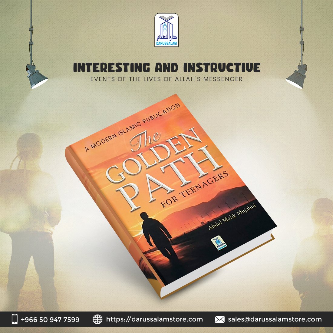 DarussalamSNS's tweet image. The #GoldenPath - This book is interesting &amp;amp; instructive events of the lives of Allah's Messenger ﷺ, the Rightly-Guided caliphs, pious ancestors, famous kings

Order Here: buff.ly/2AIANGv
Price: 60/- SAR

Call / WhatsApp: +966 50 9477599

#IslamicBooks #BooksToRead