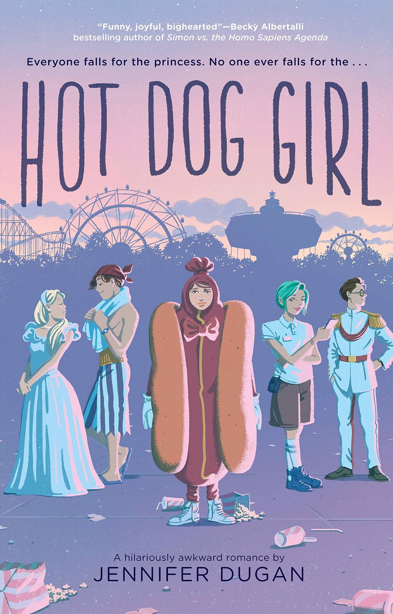  @pipedreqm you know what screw it im giving you hotdog girl. basically, a girl works at an amusement park as a hotdog. it's almost more middle grade but the story has a sense of summer adventure and escape that i think you'd enjoy, and the romance is unexpected and really cute.