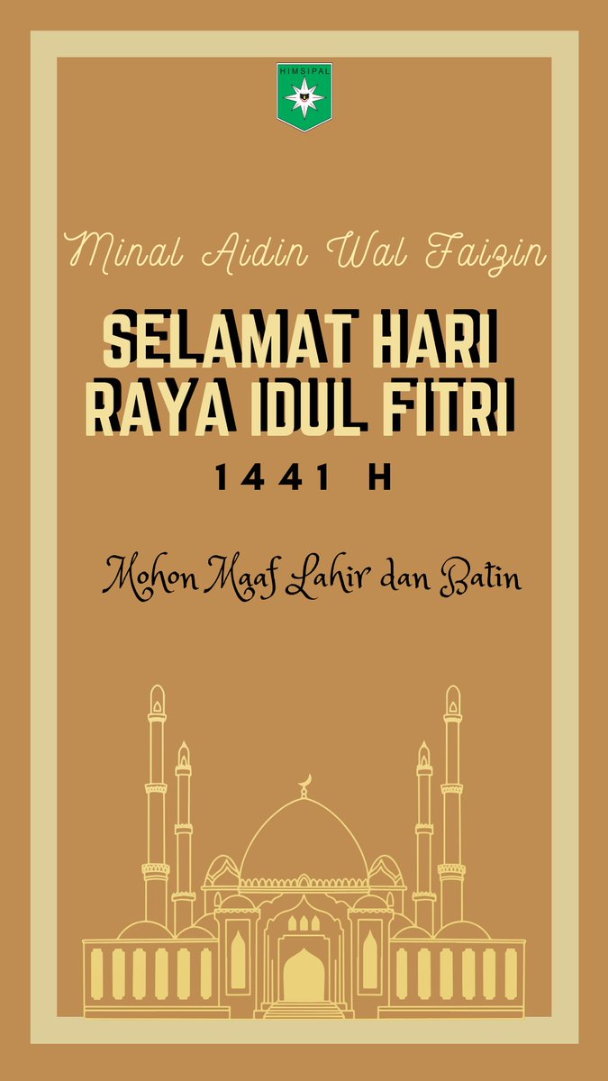 Selamat merayakan idul fitri virtual! Dan tetap #dirumahaja