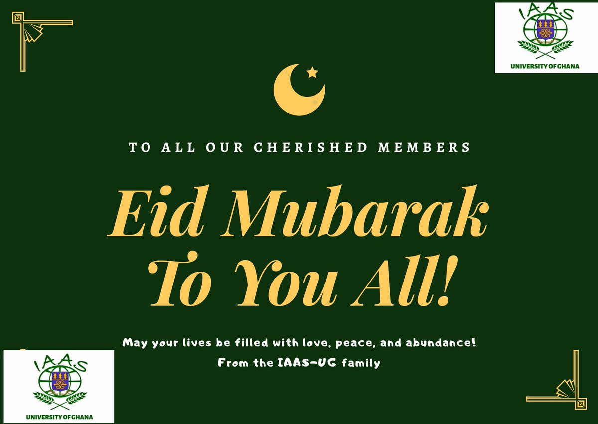 dgeniusbright's tweet photo. To all our members. May the purpose of this day purify our land and heal our nations.
#EidMubarak
#IAASUG https://t.co/sVJIkJgZqC