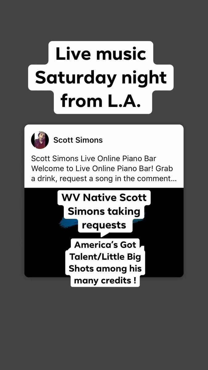 johnnysAngel30's tweet photo. Yet another famous talent from the Mountain State We just keep coming! So proud. Lets turn out to back him up! #wvpride #scottsimons @scottsimonsWVLA  @herdHater @WVGovernor @elitewvu @CapitoforWV https://t.co/BhxaXfjj82