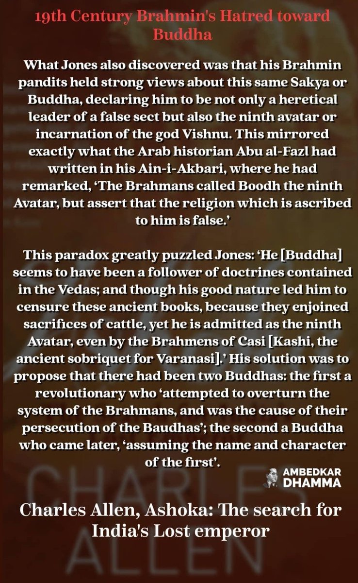 Charles Allen in his Book Ashoka, throws light on Brahmins how misleading they were, How did they misinterpret Ashok's Inscriptions saying Ashokan pillar was walking stick of Bhim(Pandava) & Buddha who lead false sect

#BuddhismVsBrahmanism 
#बौद्धनगरी_अयोध्या 
#बौद्धस्थल_अयोध्या