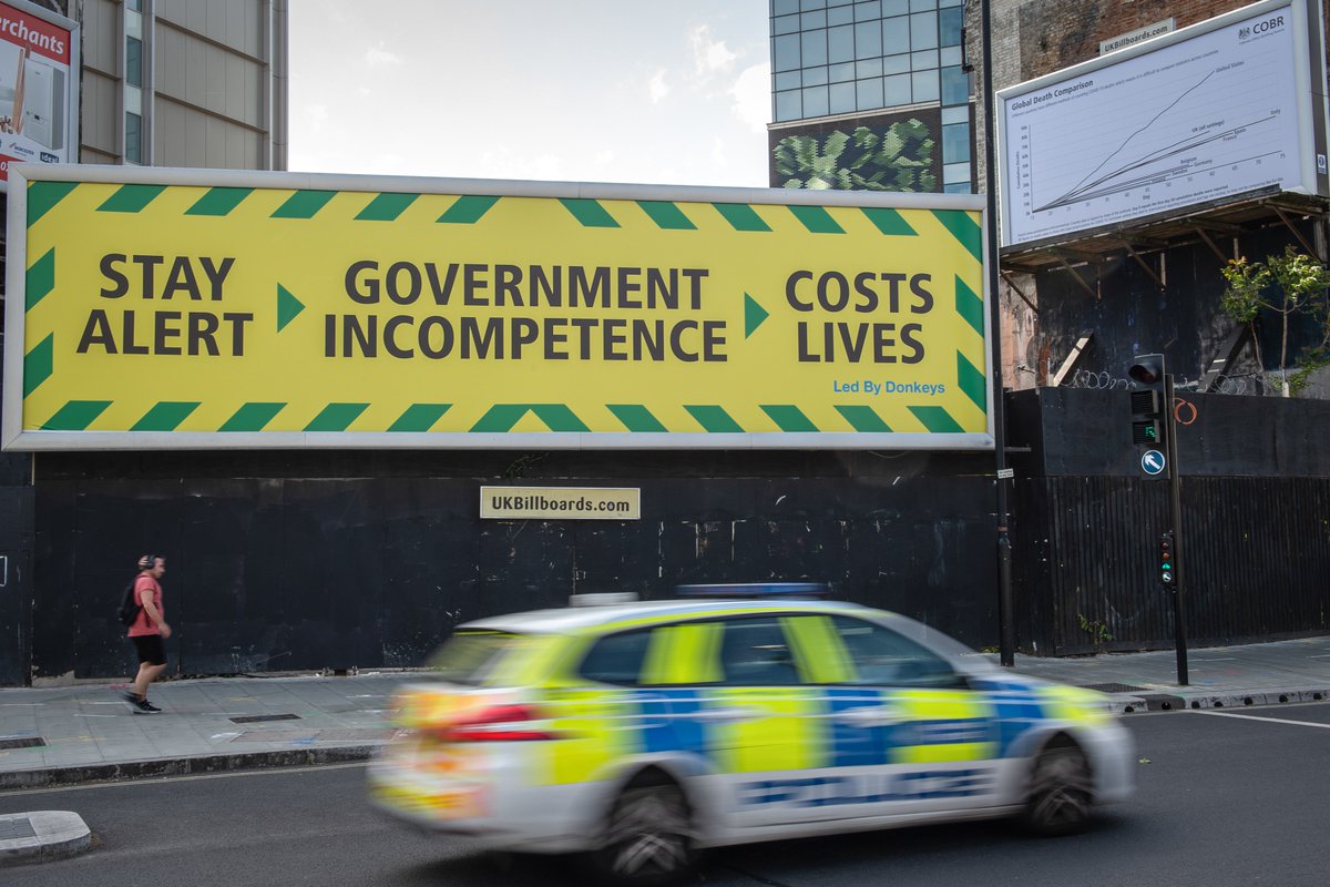 ByDonkeys's tweet image. When the PM’s top adviser is criss-crossing the country with coronavirus, it’s definitely time to Stay Alert
(Location: Westminster Bridge Rd, London)