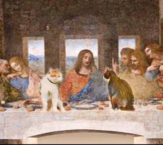 Looks like Jesus is telling off Palmerston in this version from  @NMaus