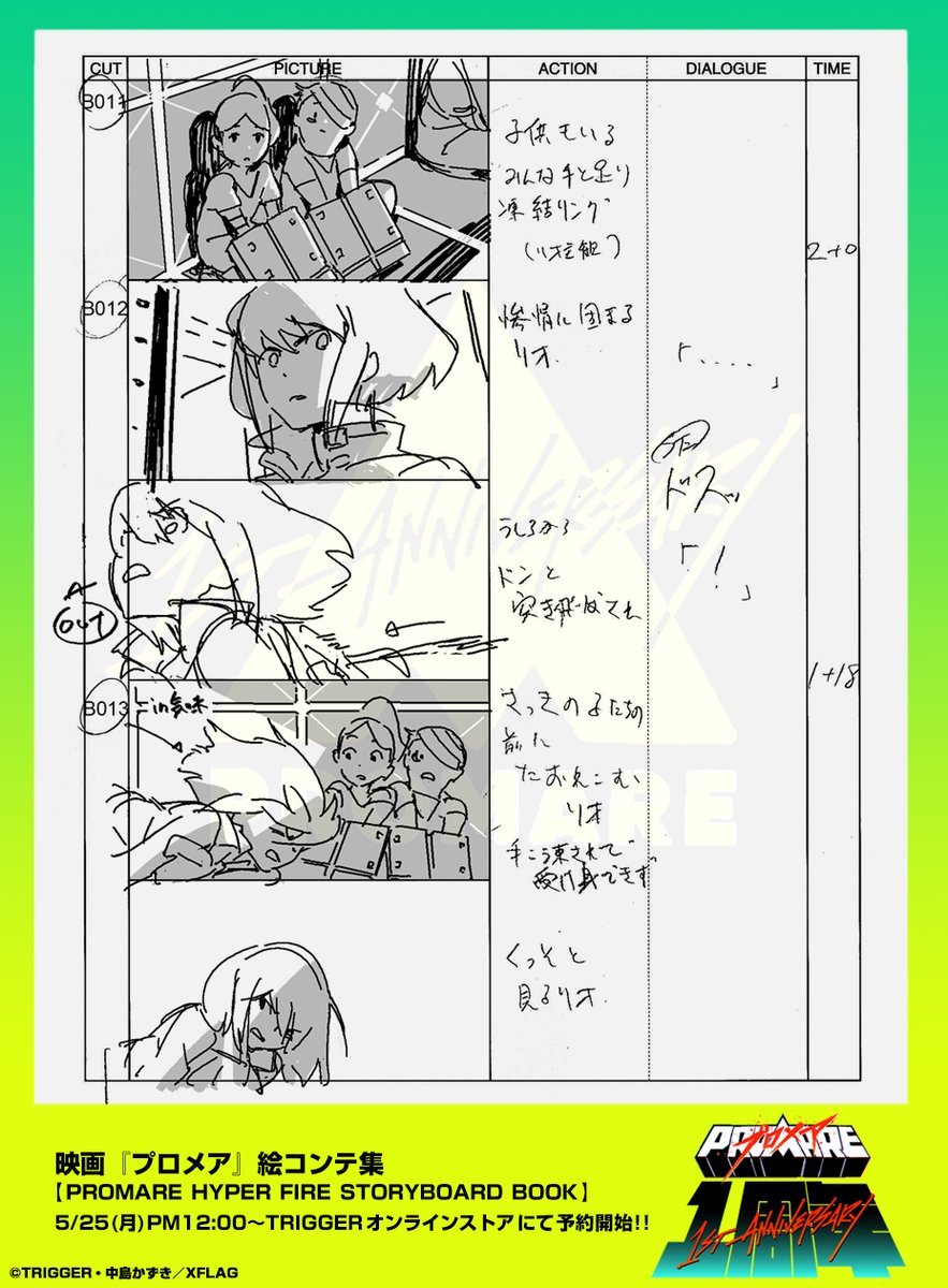 美品】 プロメア 絵コンテ 絵コンテ集 asakusa.sub.jp