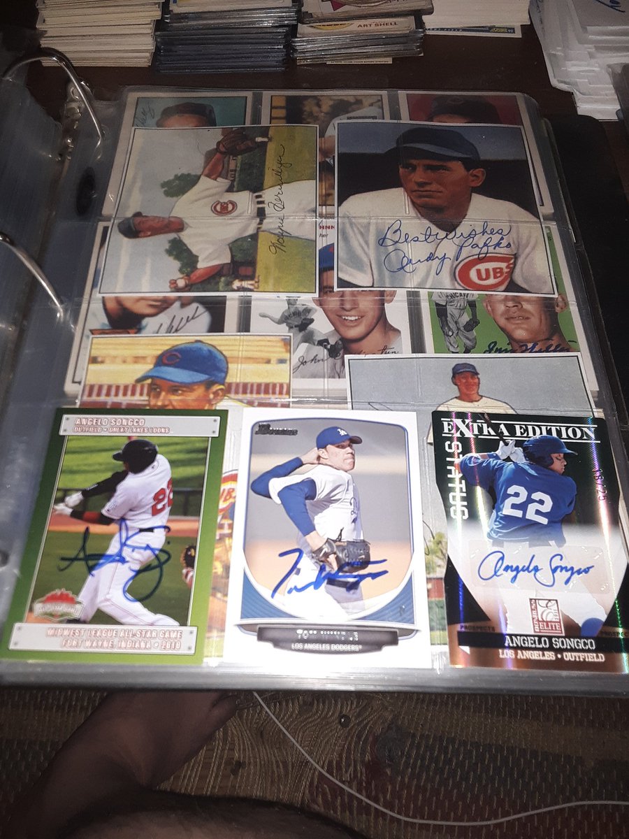 The rest of the Dodger autographs