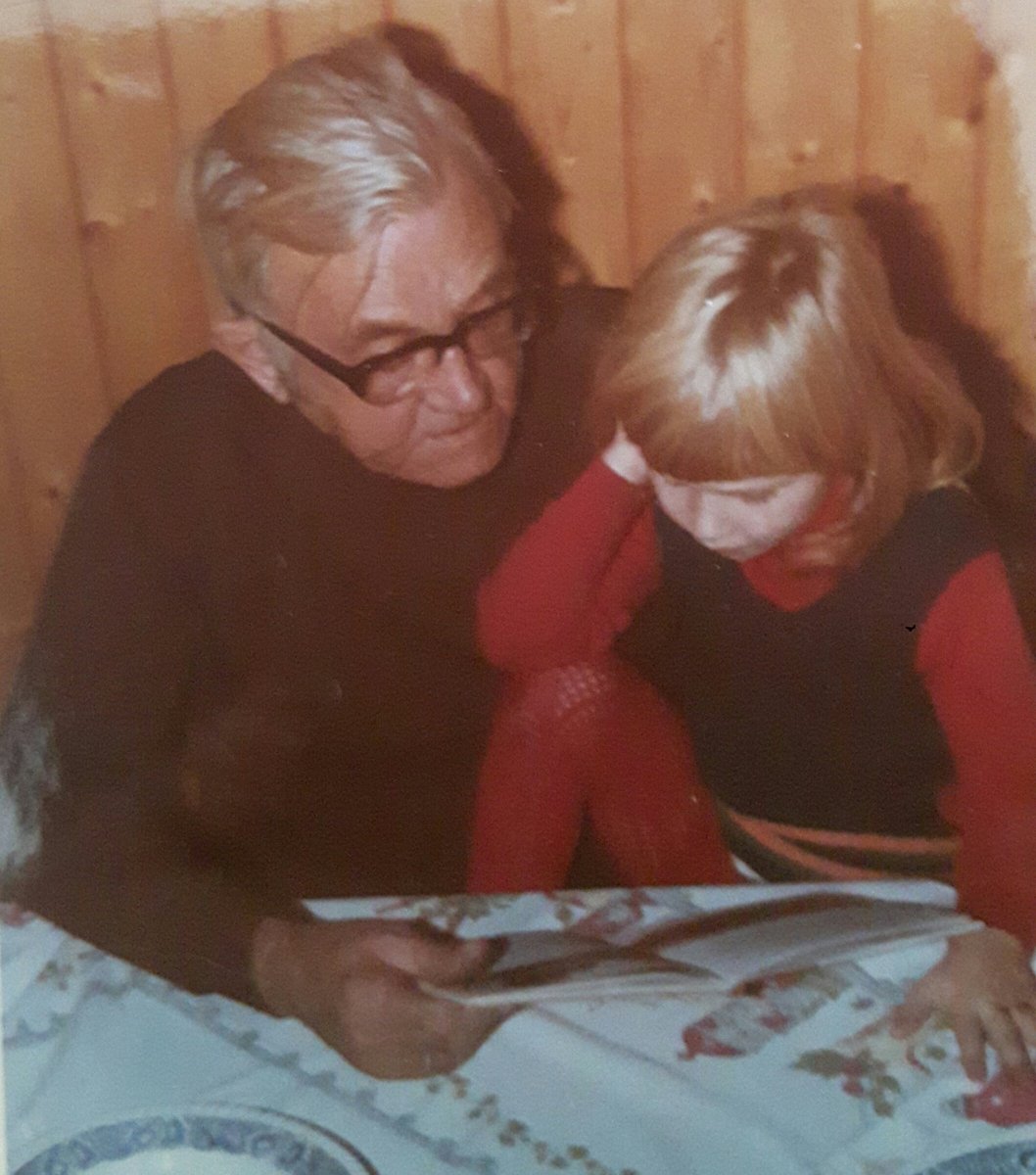 I feel the need to share some thoughts about good and evil.This is me and my grandpa, who was a caring and loving man.He also used to be a member of the NSDAP. Not bc he approved of them, but bc at this was the only way to remain in his rural "Schützenverein".