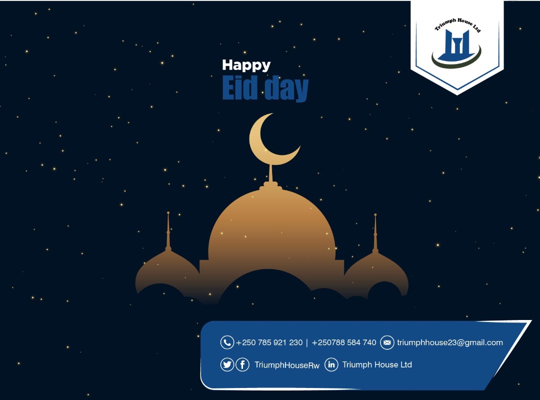 Happy #Eid to all Muslims!
May you receive all the joys of life on this occasion!

#EidMubarak #EidUlFitr #Rwanda