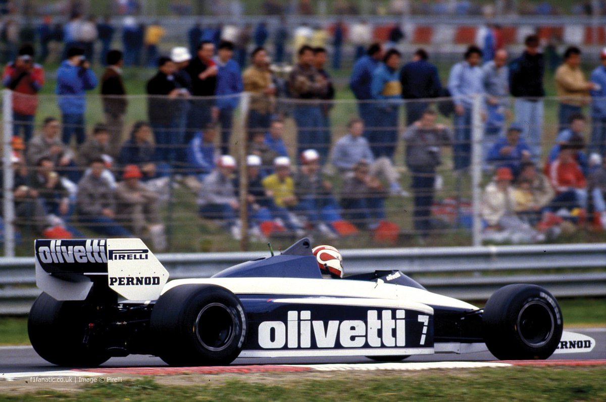 1985His last season at Brabham and the end of an era.Only P8 in the WC standings scoring 21 points. And 1 win in France. The last win for Brabham.And another 2nd place in Italy.He outscored his teammates with ease but sadly this was the end of this saga.