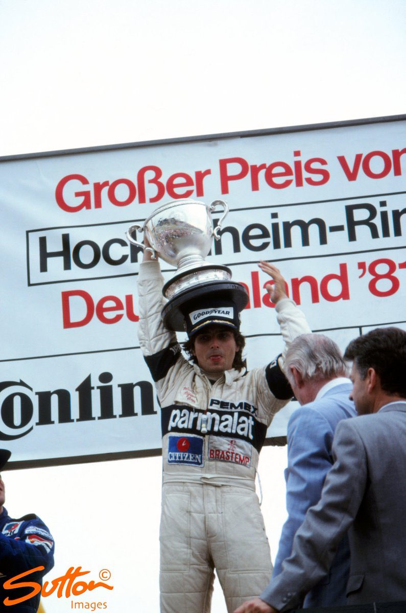 1981His first title win.By one point! In front of Reutemann.And 4 points in front of Alan Jones.He won 3 races that season.His Brabham Teammate only scored only 11 points compared to Piquets 50 points.