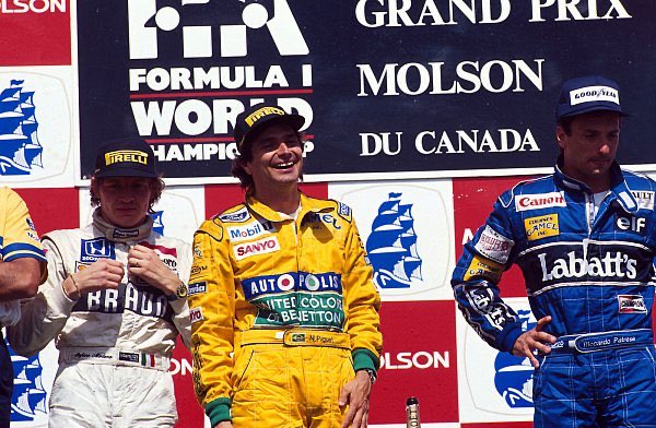 1991The last year of this amazing career. And it was another very good year.With P6 in the standings 2 poidiums and his last win in canada.He got his teammates under control again.Exept this one german guy called Schuhmacher.Who was on par with him for the end of the season