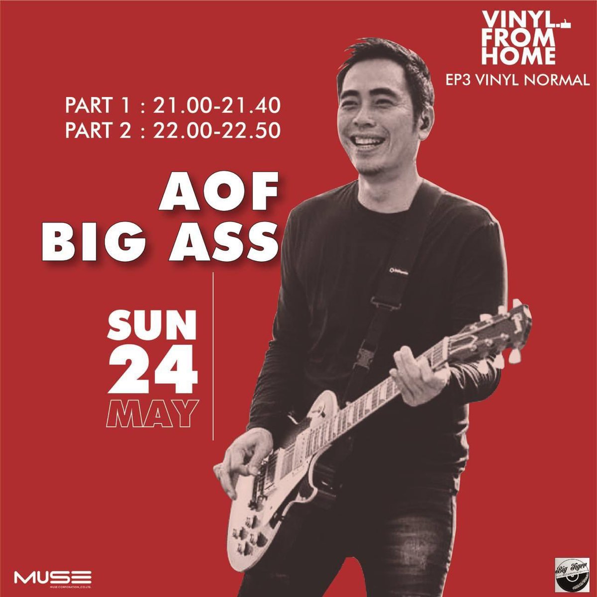 BIGASSrockband's tweet photo. คืนนี้ ที่เพจ Vinylfromhome
พบกับ พี่ AOF BIG ASS
รับหน้าที่เป็นดีเจจากวงร็อก ที่ไม่ได้มีแค่เพลงร็อก
ฟังเพลงสดๆจากแผ่นเสียง พร้อมพูดคุยกับพี่อ๊อฟ 
ตั้งแต่สามทุ่มเป็นต้นไป
.
#VinylFromHome
#VinylNormal
#Musecorporation
#Bigtigerrecordstudio
#AofBigAss
#BigAssRockBand https://t.co/Ii6SgsM0tO