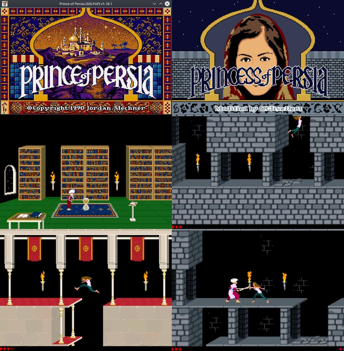 BTW it turns out there is a Princess of Persia mod! https://retroreloader.itch.io/princess-of-persia-pop