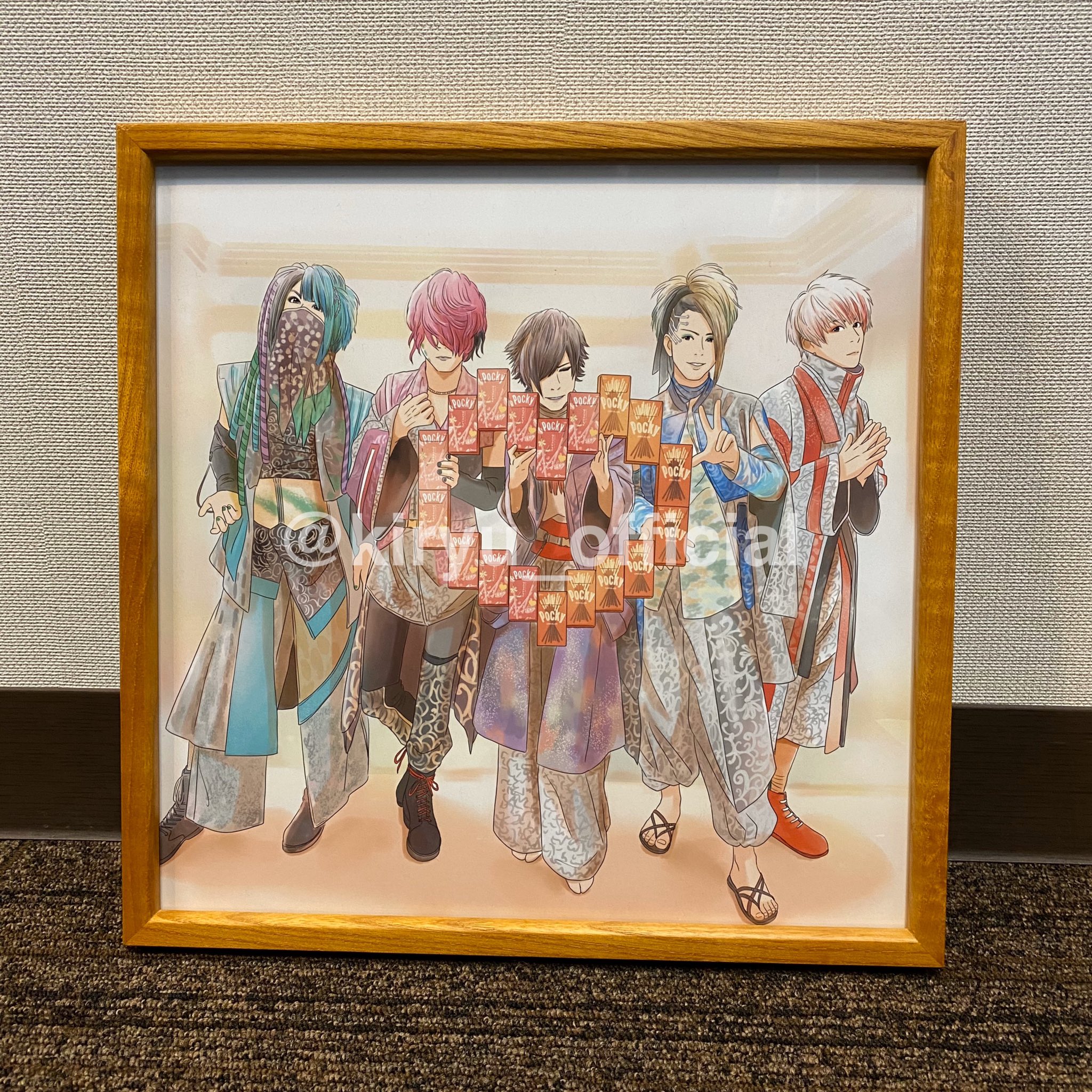 己龍 イラスト公開 ハートポッキーサプライズ写真投稿キャンペーン で入賞した写真はこちら メンバーの特徴や衣装の柄まで しっかり描いて頂いております ステキなイラストありがとうございます