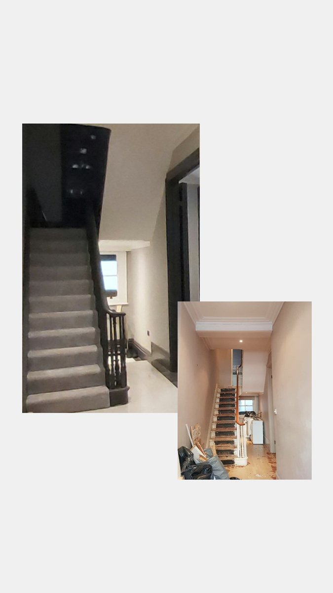 AMolloy91's tweet photo. Won't be able to photograph this property now for a while due to the circumstances. Here is a quick phone only before &amp; after, to show the transformation. Can't wait to get back into this to finish &amp; style!

#interiorstyling #interiordesign #beforeandafter #Interiors https://t.co/mFp115P4ki