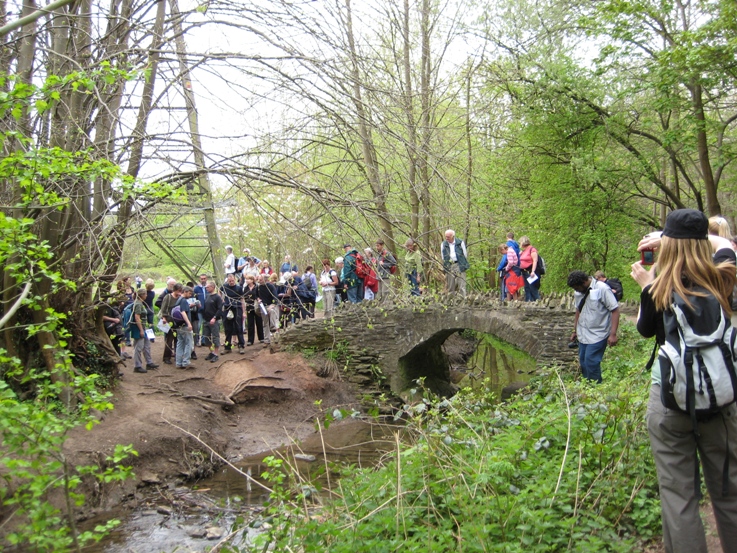 In 2010 a large group were joined by the Brislington Community Archaeology Project &  @Locallearning for the Brislington Brook section of the walk.Explore more about the history of the area on the  @KYPBristol maps https://maps.bristol.gov.uk/kyp/?edition=bristol&layer=Community%20layer&x=362926.26&y=173157.62&extent=575.07 #virtualwalkfest  7/