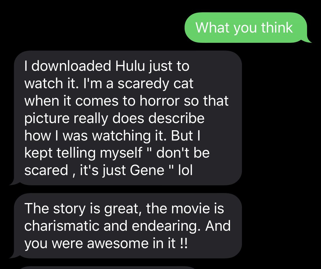 Gene_Freeman_jr's tweet photo. One of my friends just watched me play #demonpooka on #Hulu original series #intothedark #pookalives  Im truly geeked to play a #creature  a second time! Please check it out and let me know what you think! Pooka Lives now on Hulu #horror https://t.co/oWxH00jEmz