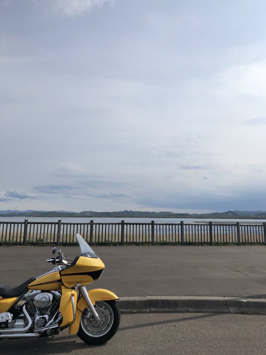 666massan's tweet photo. サロマ湖まで試運転🏍
バッテリー交換は6年振りなので、当たりだったな!
やっと、気温が上がってきたねー(^^)
#サロマ湖
#オホーツクール
#harleydavidson
#fltri https://t.co/0BnPTFZANf