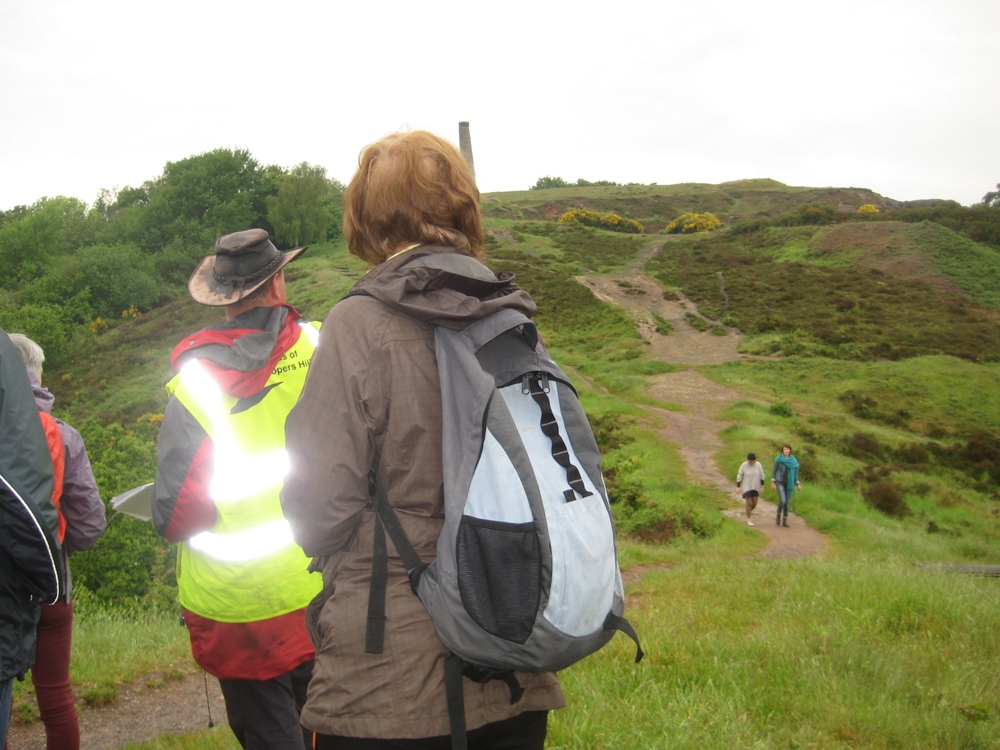 Last year the rain hit us at lunchtime after a sunny morning but it eased off by the time we were back on the Hill and looking back at where we had walked. #virtualwalkfest  15/