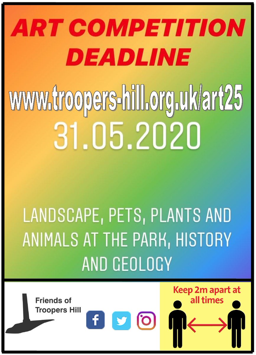 And if this thread has inspired you then there is still time to enter our Art Competition which is celebrating 25 years since Troopers Hill was designated as a Local Nature Reserve http://www.troopers-hill.org.uk/art25/index.htm  #virtualwalkfest  17/17