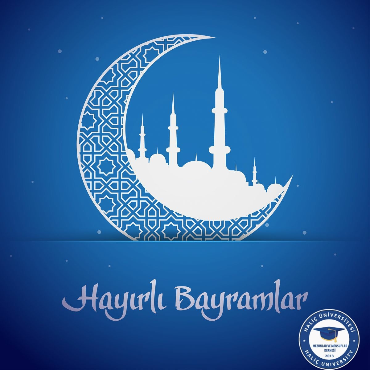 Birlikte geçireceğimiz sağlıklı, huzurlu bayramları getirmesi dileğiyle. İyi Bayramlar Haliç Ailesi.