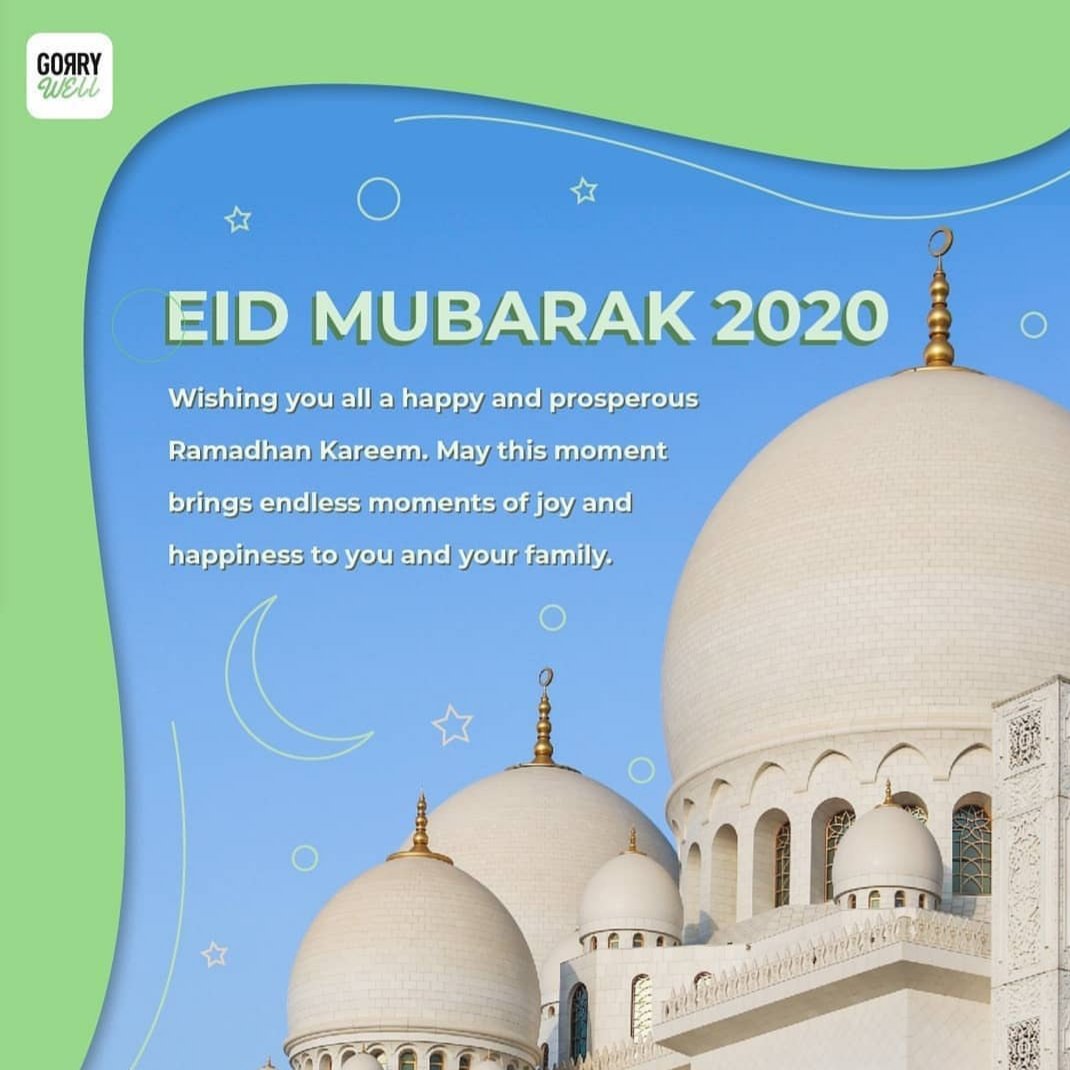 Hari kemenangan akhirnya tiba! 

Selamat Hari Raya Idul Fitri 1441H dan mohon maaf lahir dan batin bagi segenap mitra dan rekan yang merayakan. 

Doa kita bersama agar pandemik ini segera berlalu dan kita semua diberi kesehatan, kekuatan dan kesejahteraan.

Gorry Holdings Team