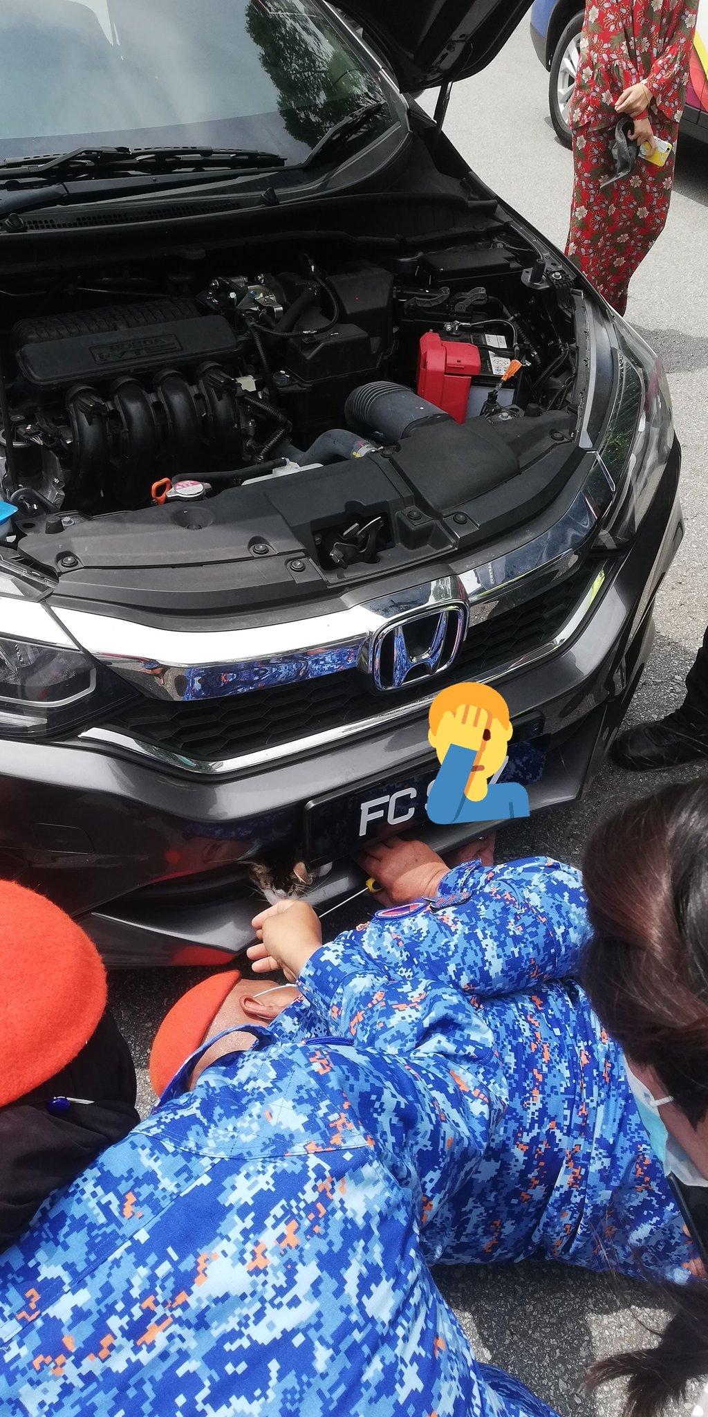 A F On Twitter Kisah Pagi Raya Polis Tahan Igatkan Aku Buat Salah Rupanya Ada Kucing Dekat Bonet Depan Kereta Aku Hahahaha Alahaiii Cik Meow Https T Co Yprf2m2at1