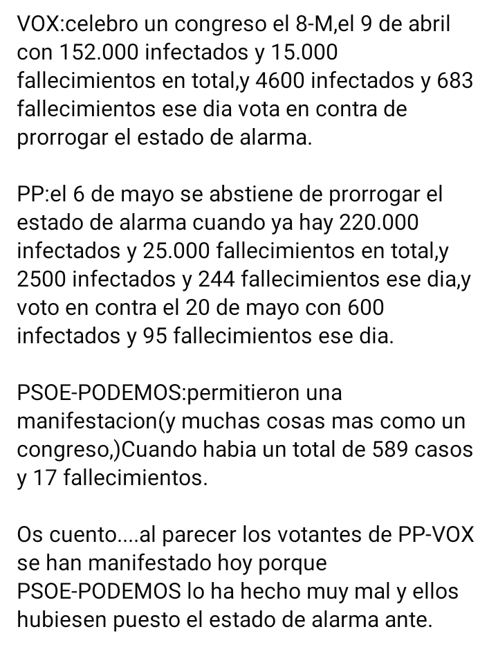 Juzguen ustedes.... #COVIDー19 #coronavirus #manifestacion