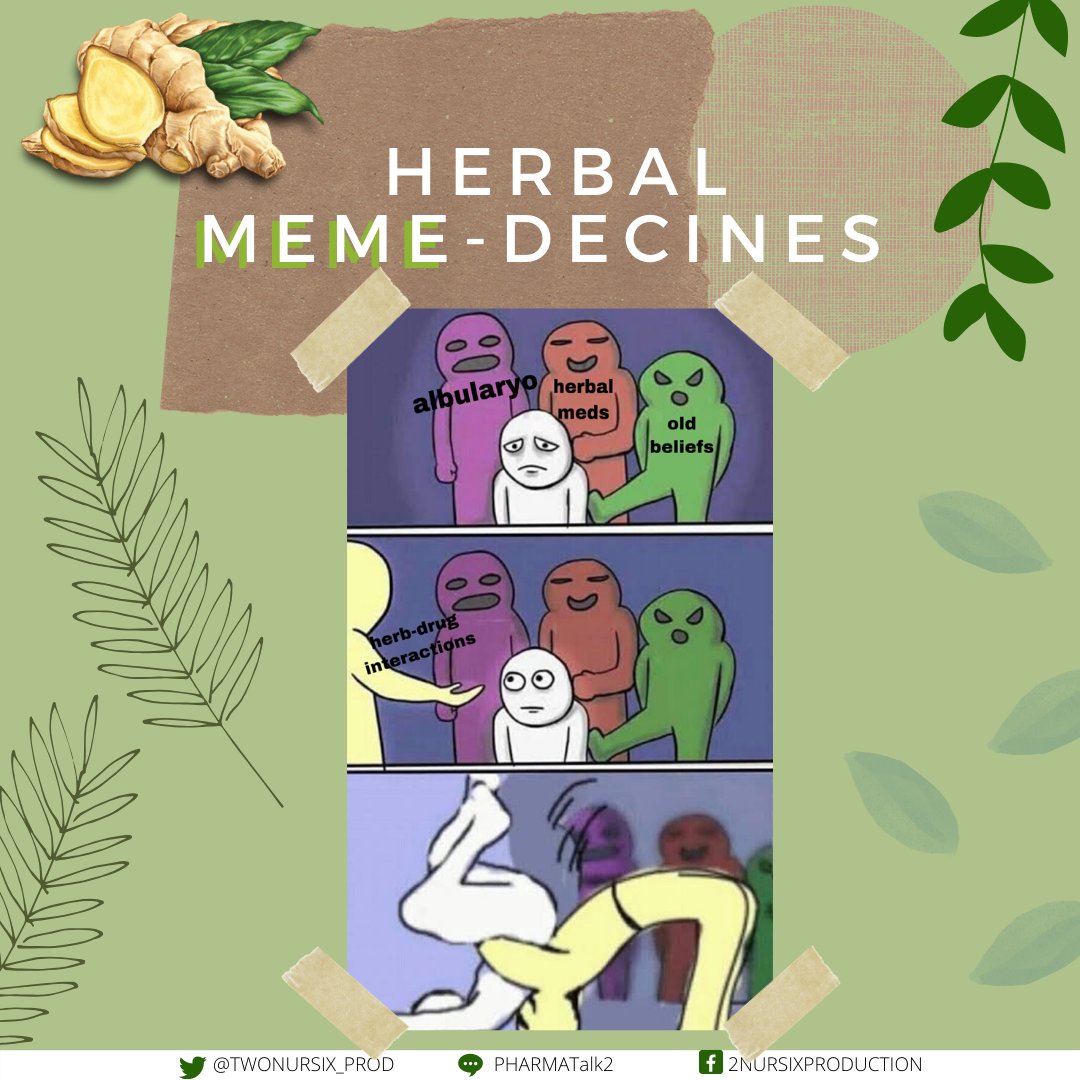 Payag ka gaganyanin ka ng herb-drug interaction na yan? #TanongBagoInom #HerbalMedicinesAreStillMedicines #HerbalMEMEdecine #PharmaTalk #MakingADifference