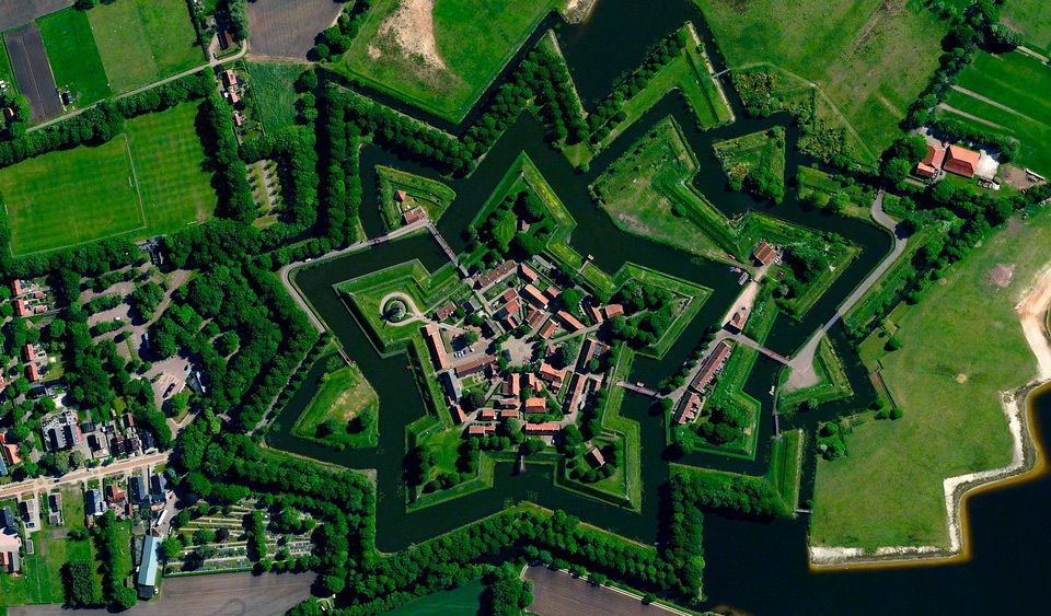 THREAD of awesome bastion forts around the world, also called star cities.1. Bourtange, the Netherlands (1593)