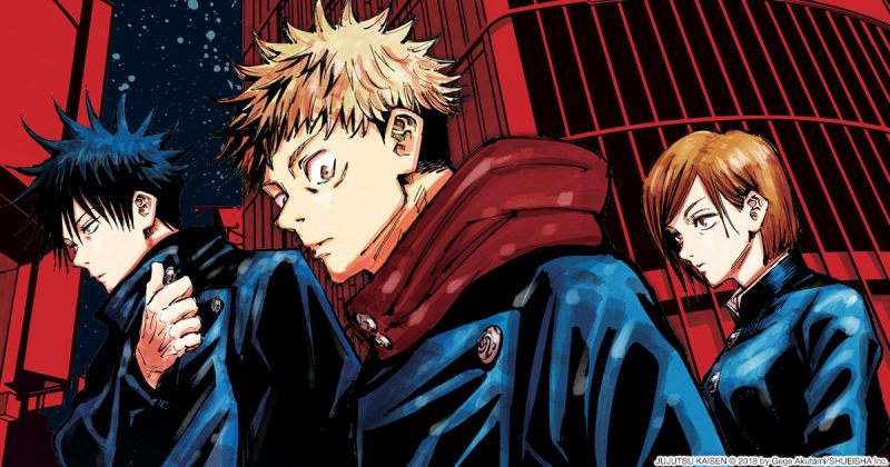 a thread of me live tweeting jujutsu kaisen. i'm reading it because i feel bad about mixing jjk and blue lock together sjfjdkr </3 it looks nice. i saw two of the characters and they're hot so let's go!!