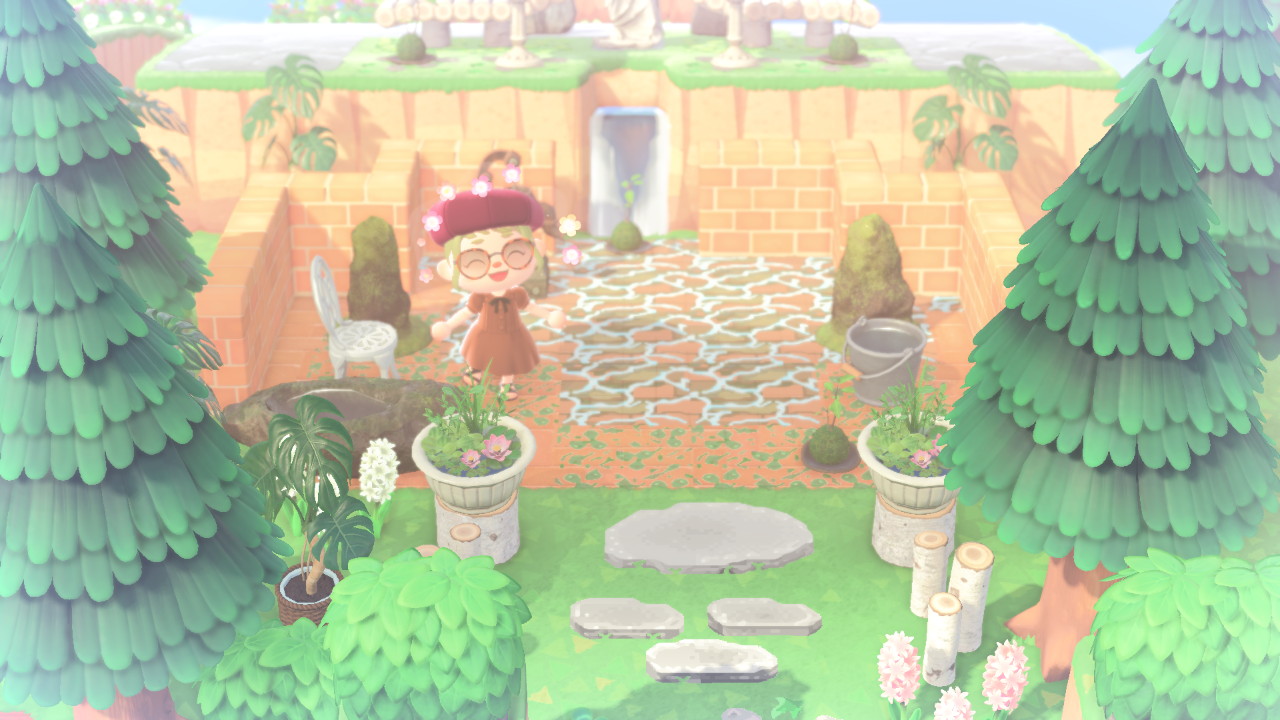 くろろ ゲーム実況してます 島の水汲み場 レンガが水浸しになってます どうぶつの森 Animalcrossing Acnh Nintendoswitch