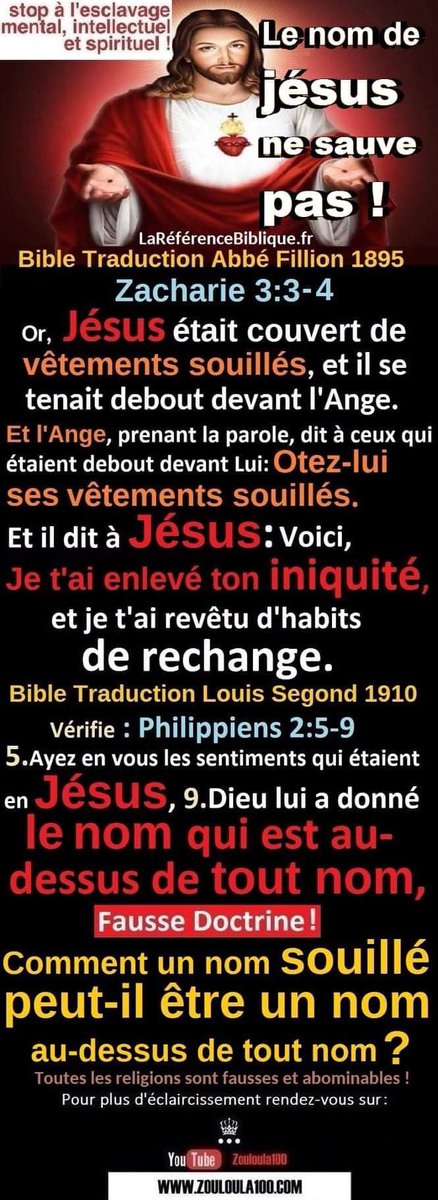 ffala3's tweet photo. https://t.co/qTv0ZTMxYb le démon azazel qui se cache derrière le nom de Jésus et vous #l'adorez ! 
Non au #christianisme !
Non à #Jésus ! 
Non aux #religions !
#stopesclavage #mental #moral #intellectuel #spirituel https://t.co/2w0SZvcWRB
