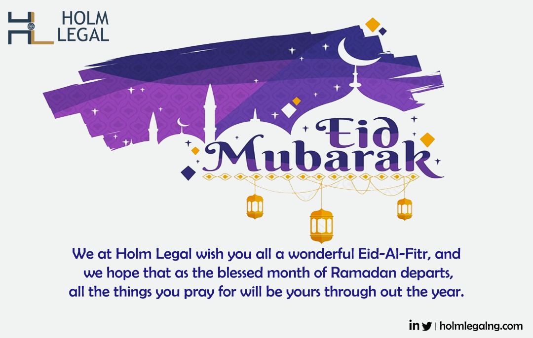 HolmLegal's tweet photo. Eid Mubarak!!

#EidMubarak #EidAlFitr #eidmubarak2020 #RamadanMubarak #holmlegal #SundayMotivation #sundayvibes https://t.co/Qae5cONi4J