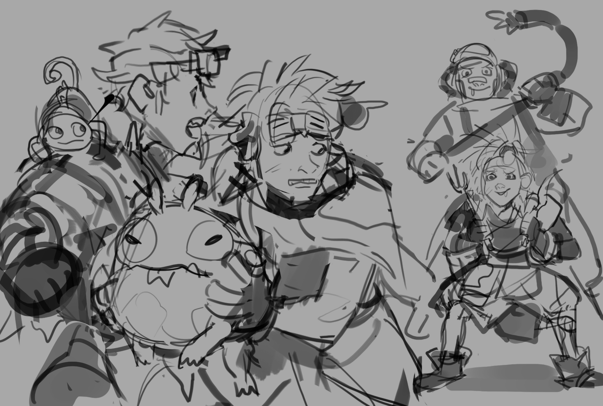 sketch vomit warmups w/ LoR pets ??? 